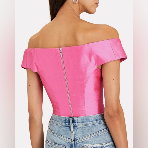 ROZIE CORSETS
Off-The-Shoulder Silk Corset Top - Picture 5 of 14